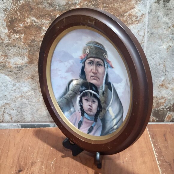 Vague Shadows The Chippewa Nation Decorative Collector Plate by Perillo Fifth Is - Picture 4 of 12